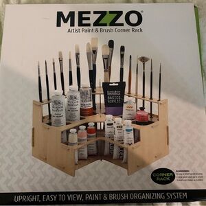 Paint and Brush Corner Rack